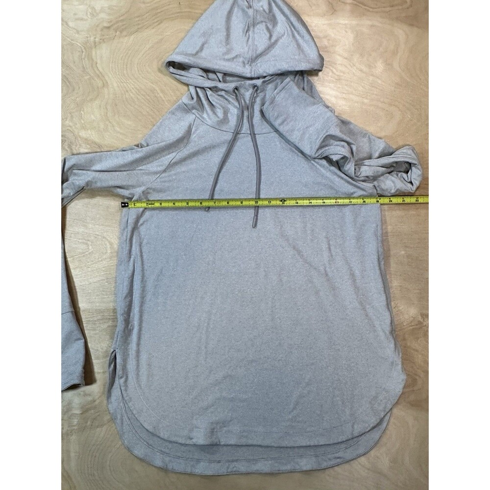 Athleta Women's Norwegian Grey Uptempo Hoodie Sweatshirt Size Medium - Picture 3 of 12